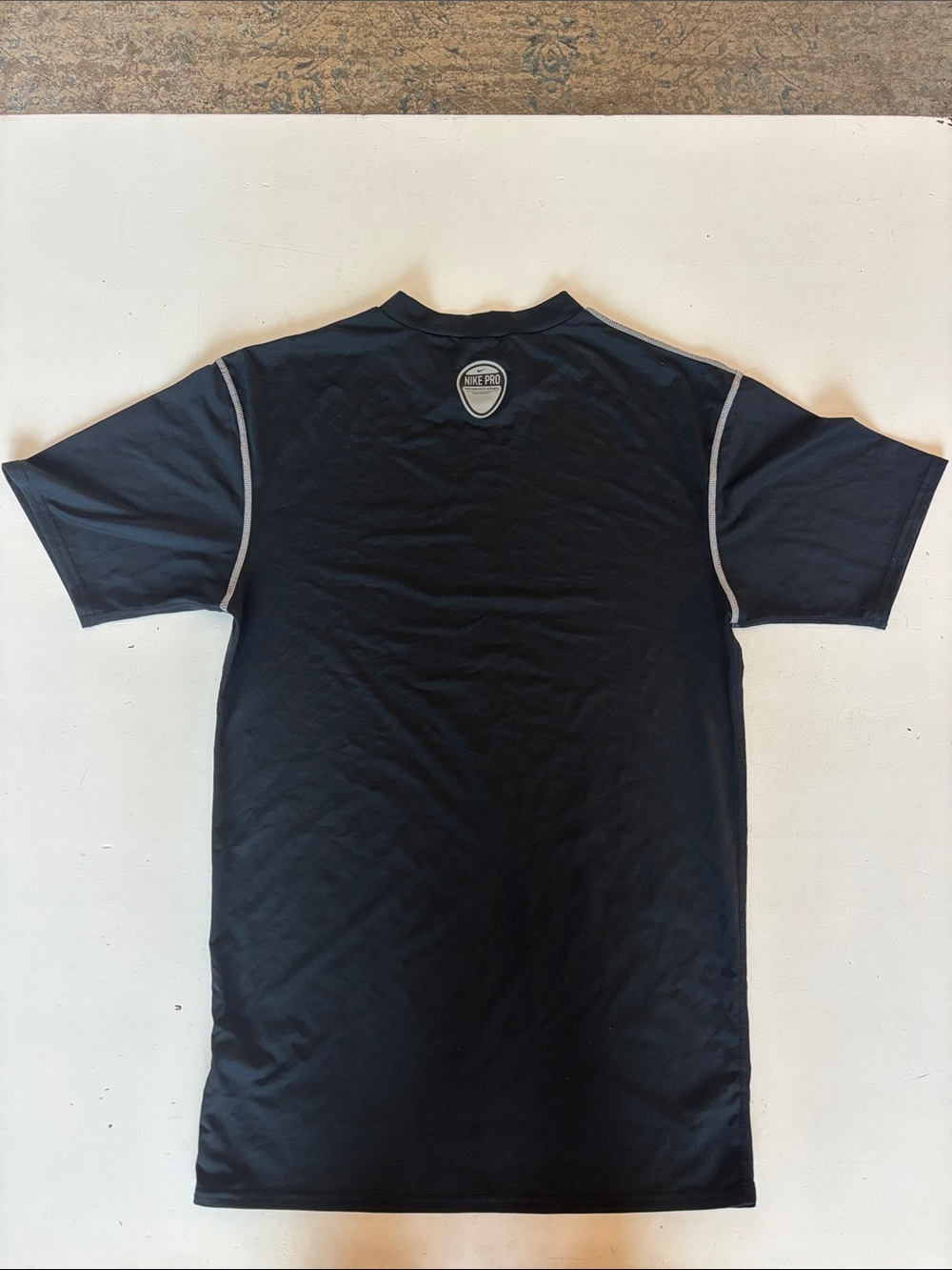 Nike Black Short Sleeve Athletic Tee - Picture 2 of 4